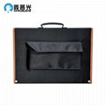 18V 80W 340x410 Mono Solar Panel Folding Bag Connected Junction Box 