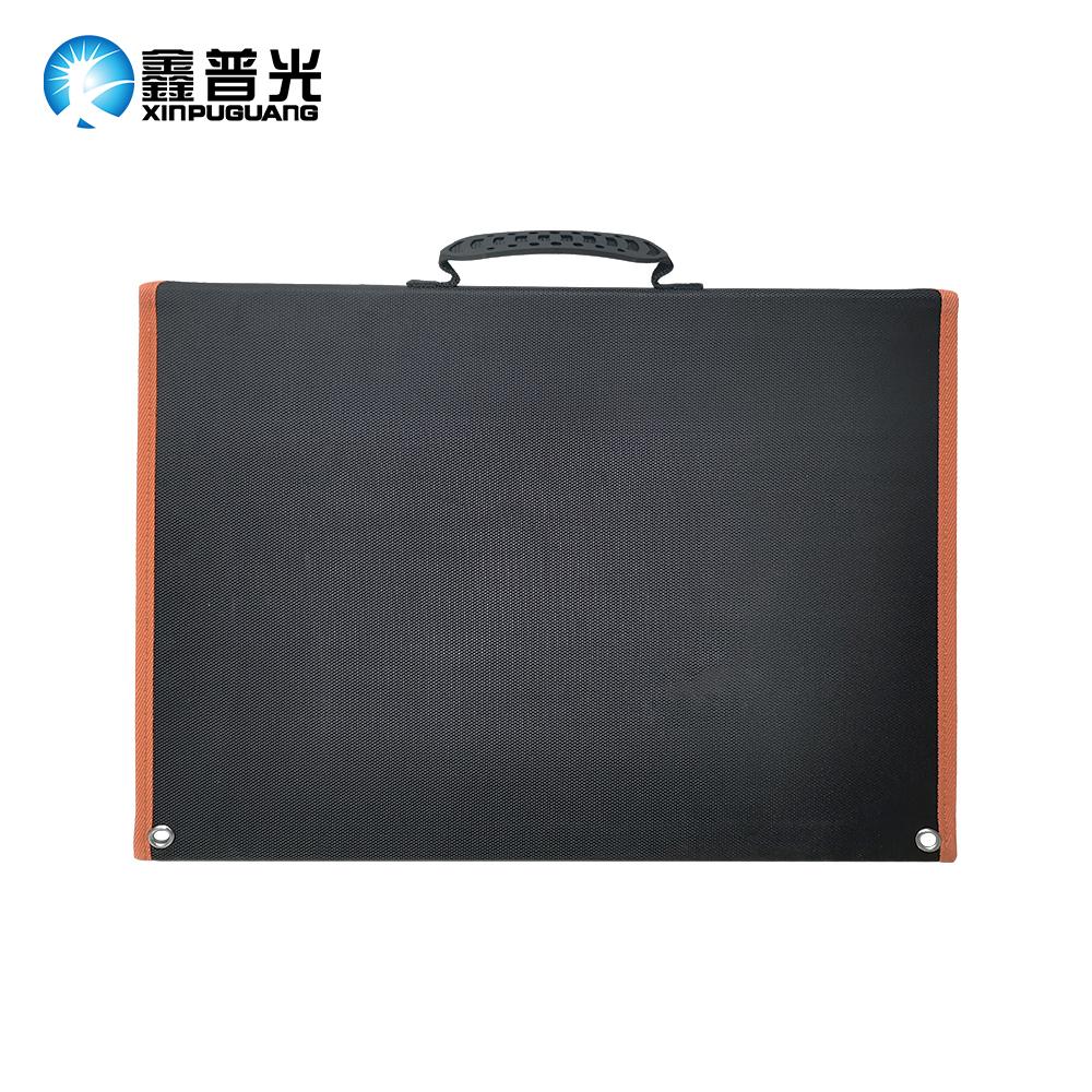 18V 80W 340x410 Mono Solar Panel Folding Bag Connected Junction Box  3