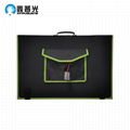 20V 100W 660x440x2.5mm Mono Solar Panel Folding Bag  Connected Connector 0.2m 2