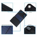 5V 7W 195*115*0.3mm foldable Mono Solar Panel USB Charger portable