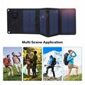 5V 7W 165*500mm Solar Mobile Phone Charger Black Waterproof Solar Portable 