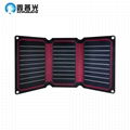 5V15W 495x260x3mm Sunpower Solar Folding Bage With ETFE And USB Socket 1