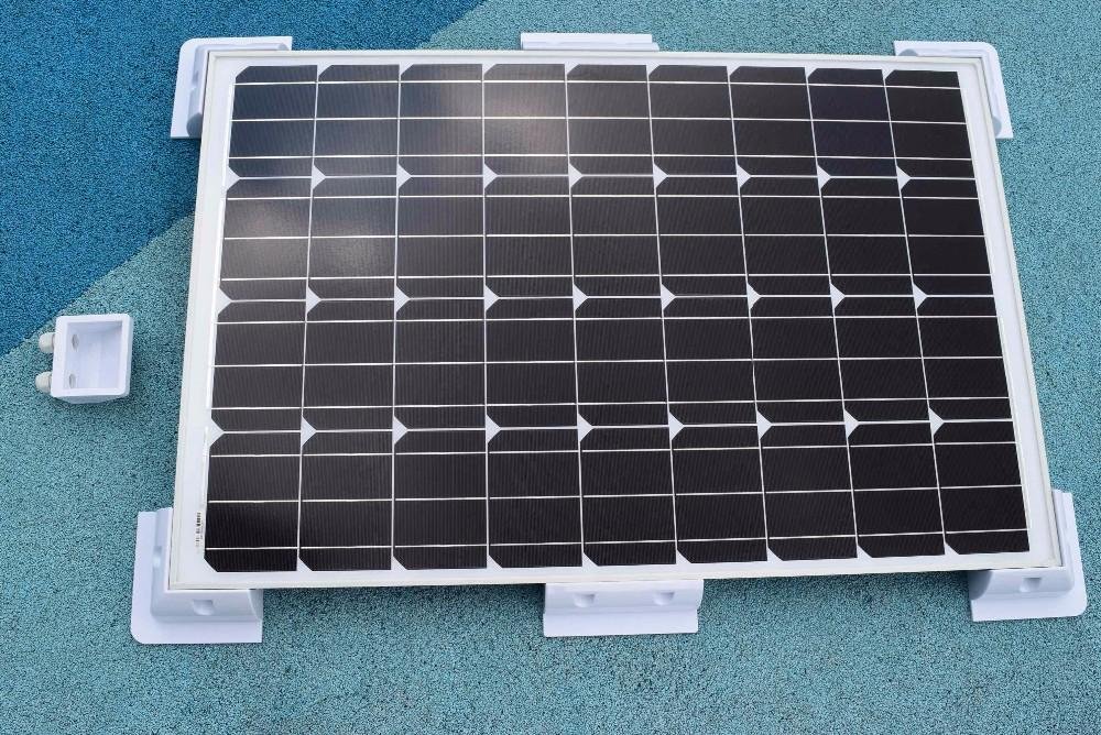 Mono Portable Generator Glass Solar Panel 18V / 20W 410 * 320 * 17mm + Black Wat 5
