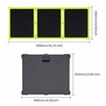 100W  353X430MM  Flexible Folding Solar Panel For RV Yacht Camping Traveling 2