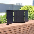 100W  353X430MM  Flexible Folding Solar Panel For RV Yacht Camping Traveling