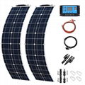 2*100W 16V Mono Portable Generator Flexible Solar Panel 1060*277*3MM 