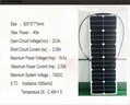 40W Mono Portable Generator Flexible Solar Panel 19.5V 820*277*3MM  3