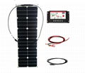 40W Mono Portable Generator Flexible Solar Panel 19.5V 820*277*3MM  1
