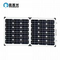 18V 80W 541*516*30mm China Factory Foldable Solar Panel Portable Generator 