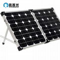 18V 90W 560*550*37mm Folding Solar Panel 90W for Camping Outdoor 2