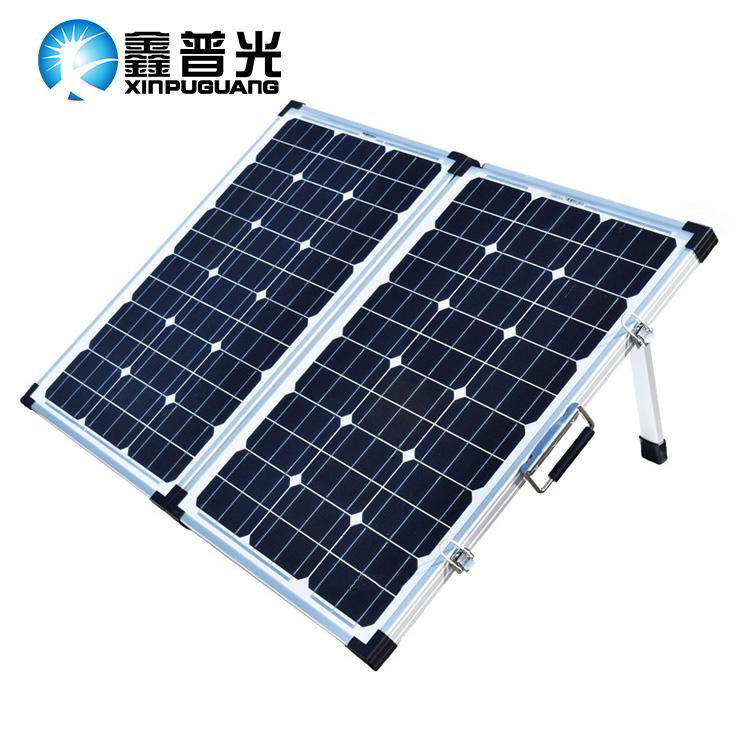 18V 120W 800*545*60mm Monocrystalline Foldable Solar Panels Camping Phone 