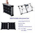 21.6V 60W 780x670x380mm Mono Portable Generator Solar Panel With Bracket 