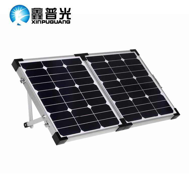 21.6V 60W 780x670x380mm Mono Portable Generator Solar Panel With Bracket 