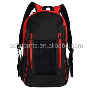 4w 5V Mono Portable Generator  Solar Charger Backpack with USB For Phone  4