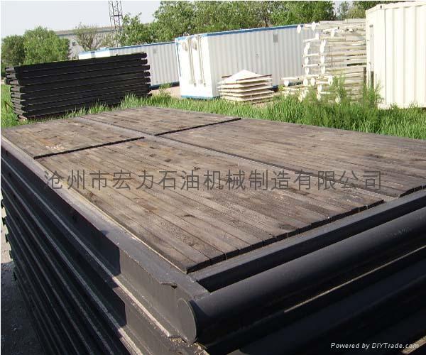 Steel wooden foundation 3