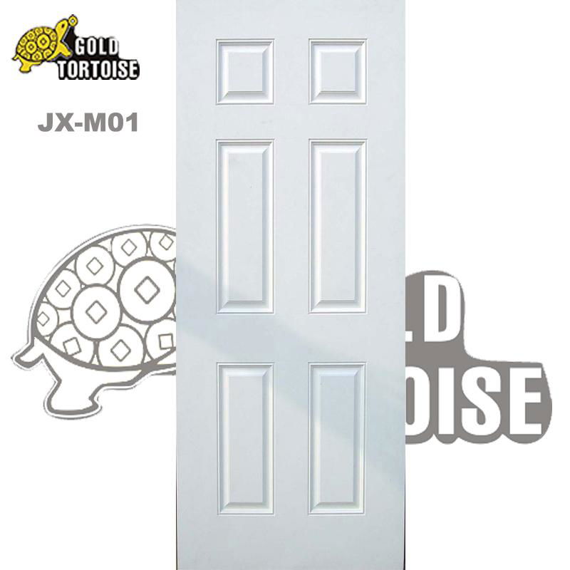 6 panel steel door with wood edge (interior door &exterior door)