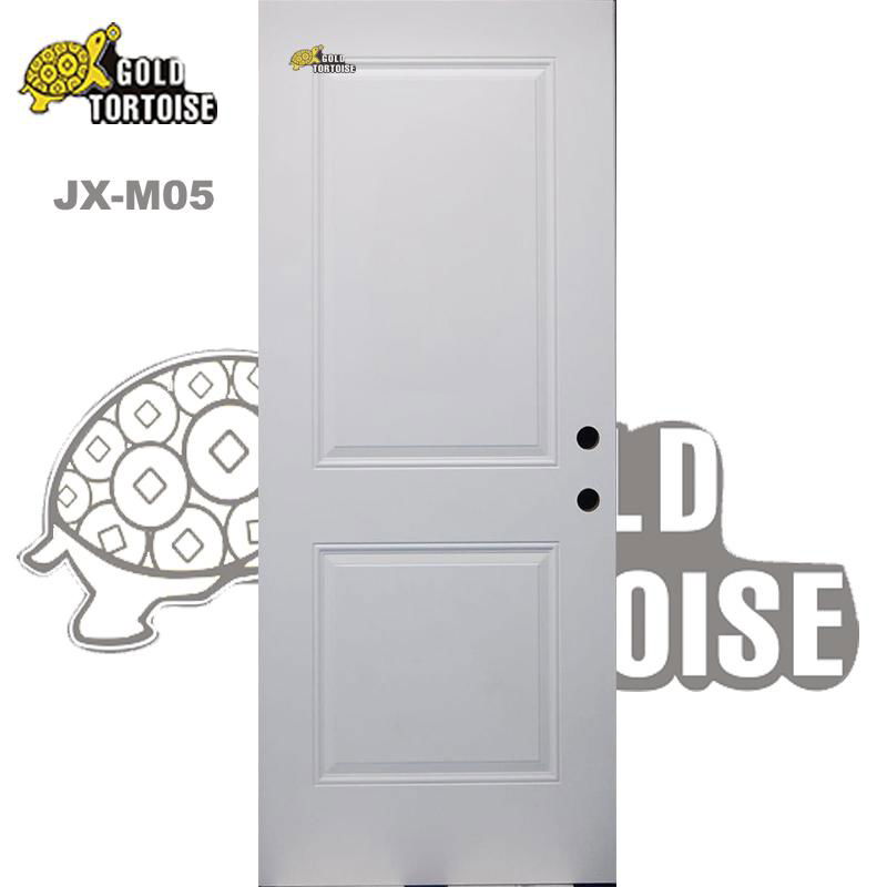 6 panel steel door with wood edge (interior door &exterior door) 2