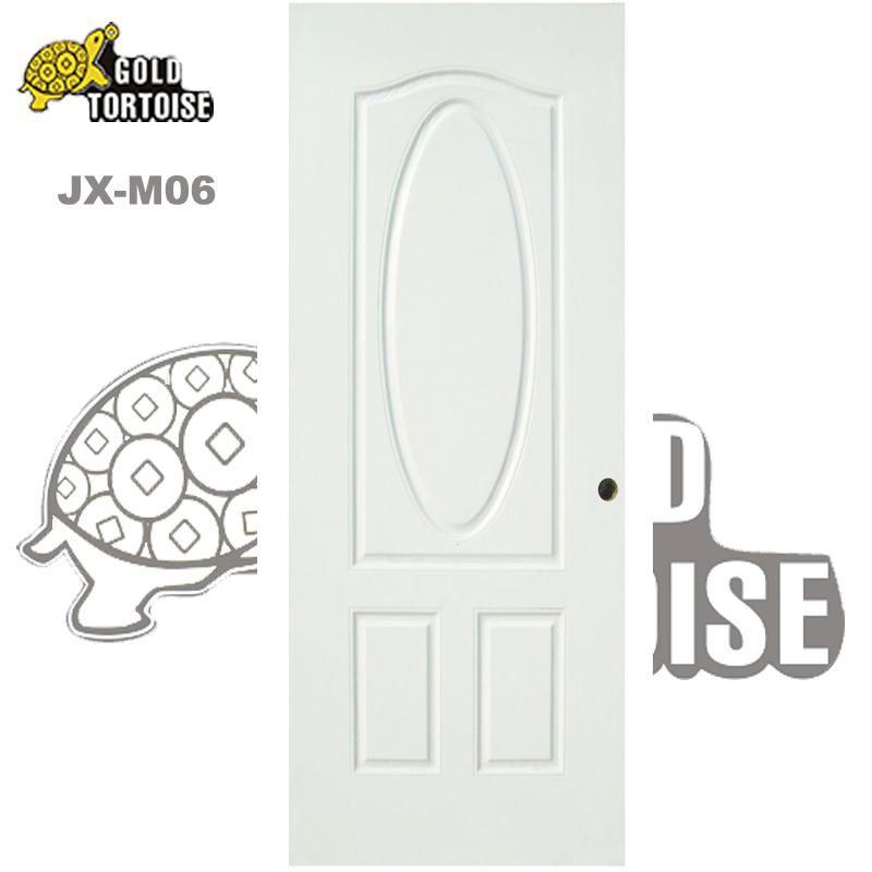 6 panel steel door with wood edge (interior door &exterior door) 3