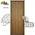 Israel Security door Berlin molde Walnut color 1