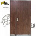 Israel Security door Berlin molde Walnut color 3