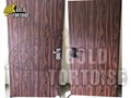 Israel Security door Berlin molde Walnut color 4