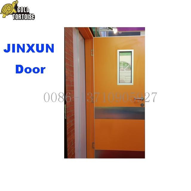 Steel Door with Glass for School ,Classroom Door,Hospital Door 5