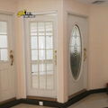 Metal Door With SUNBURST Glass,Half Moon Glass Door 4