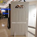 Steel Door With Oval Glass American