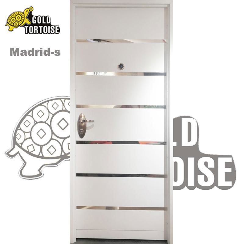 Decorative Israeli Security Door by Aluminum MADRID Model