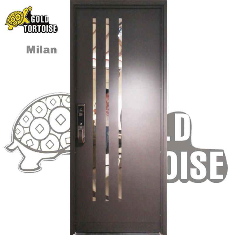 Decorative Israeli Security Door by Aluminum MADRID Model 2