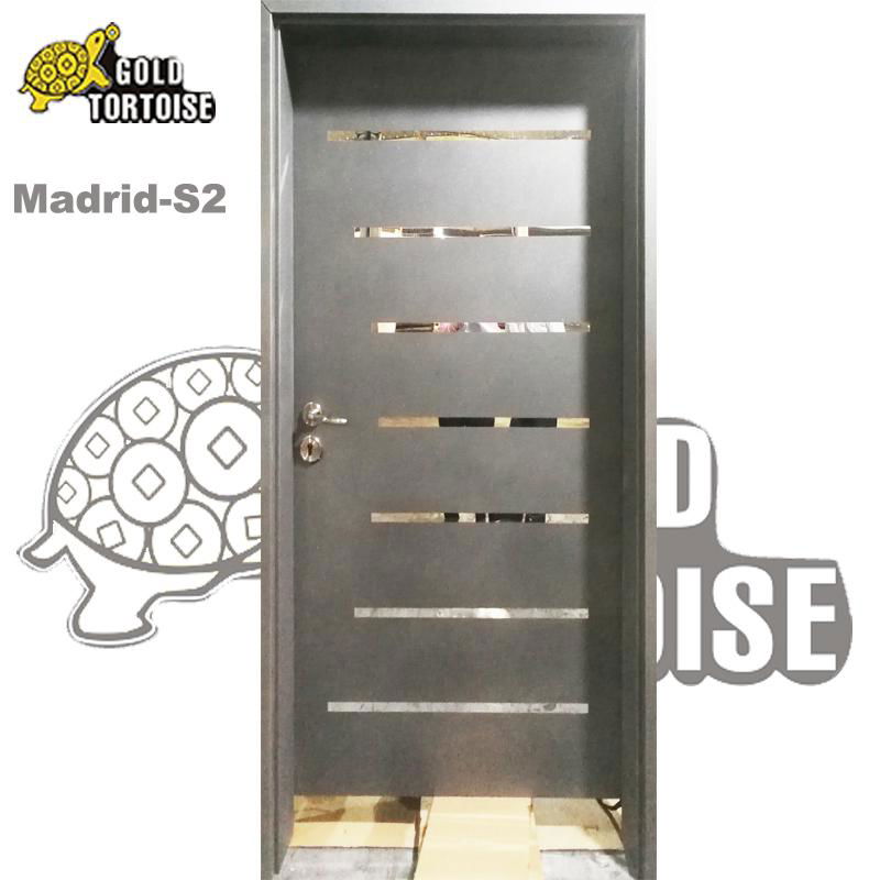 Decorative Israeli Security Door by Aluminum MADRID Model 4