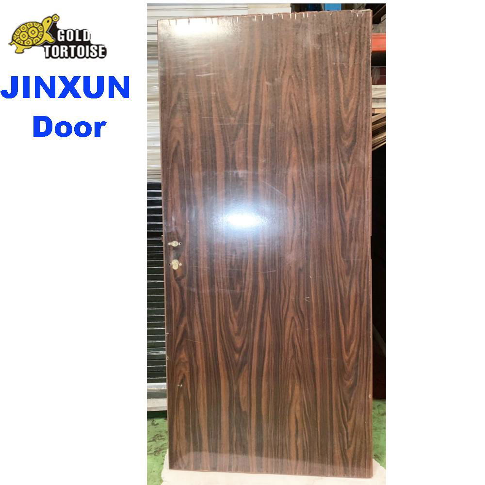 Steel Door with Wood Grain Surface From JINXUN