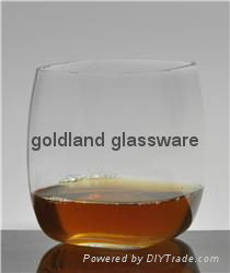 High quality handmade whiskey glass with 300ml 2