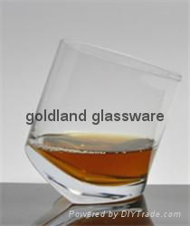 High quality handmade whiskey glass with 300ml 3