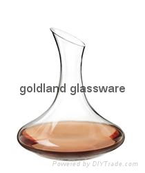 Personalized handmade  wine decanter with1000ml