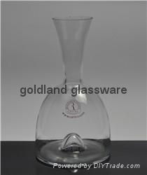 Personalized handmade  wine decanter with1000ml 4