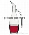 Personalized handmade  wine decanter with1000ml