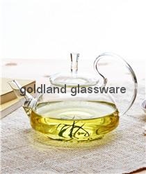 Handmade Borosilicate glass tea pot 