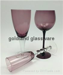 金蘭彩色玻璃杯定製炫彩玻璃廠家 2