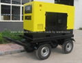 125kva trailer generator set