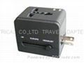 World Travel Adapter With DUAL USB Charger  2