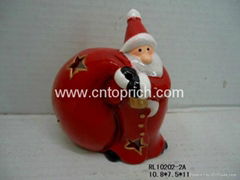 Santa with tealight candle holder