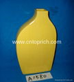 Colour glazed ceramic flower vase 1