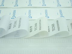 Slit Edge Imitate Cotton Label ribbon