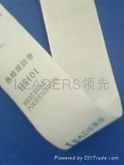 Heat-seal garment Satin label Ribbon 