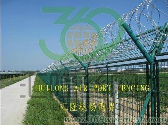 Datong Airport Fence adding razor mesh in the tope HW-06