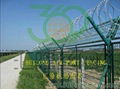 Datong Airport Fence adding razor mesh in the tope HW-06 1