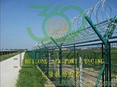 Datong Airport Fence adding razor mesh in the tope HW-06