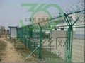 Datong Airport Fence adding razor mesh in the tope HW-06 2