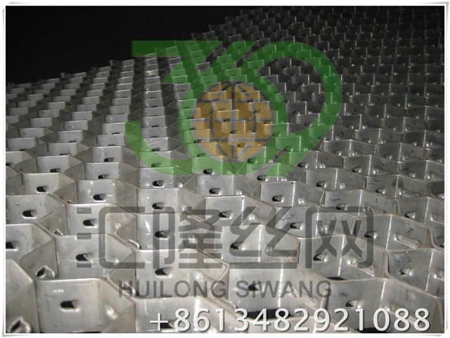 G15 SUS321 Hexsteel,DIN1.4541 HexGrate,1Cr18Ni9Ti Hex Mesh,800℃ Heat-resistant